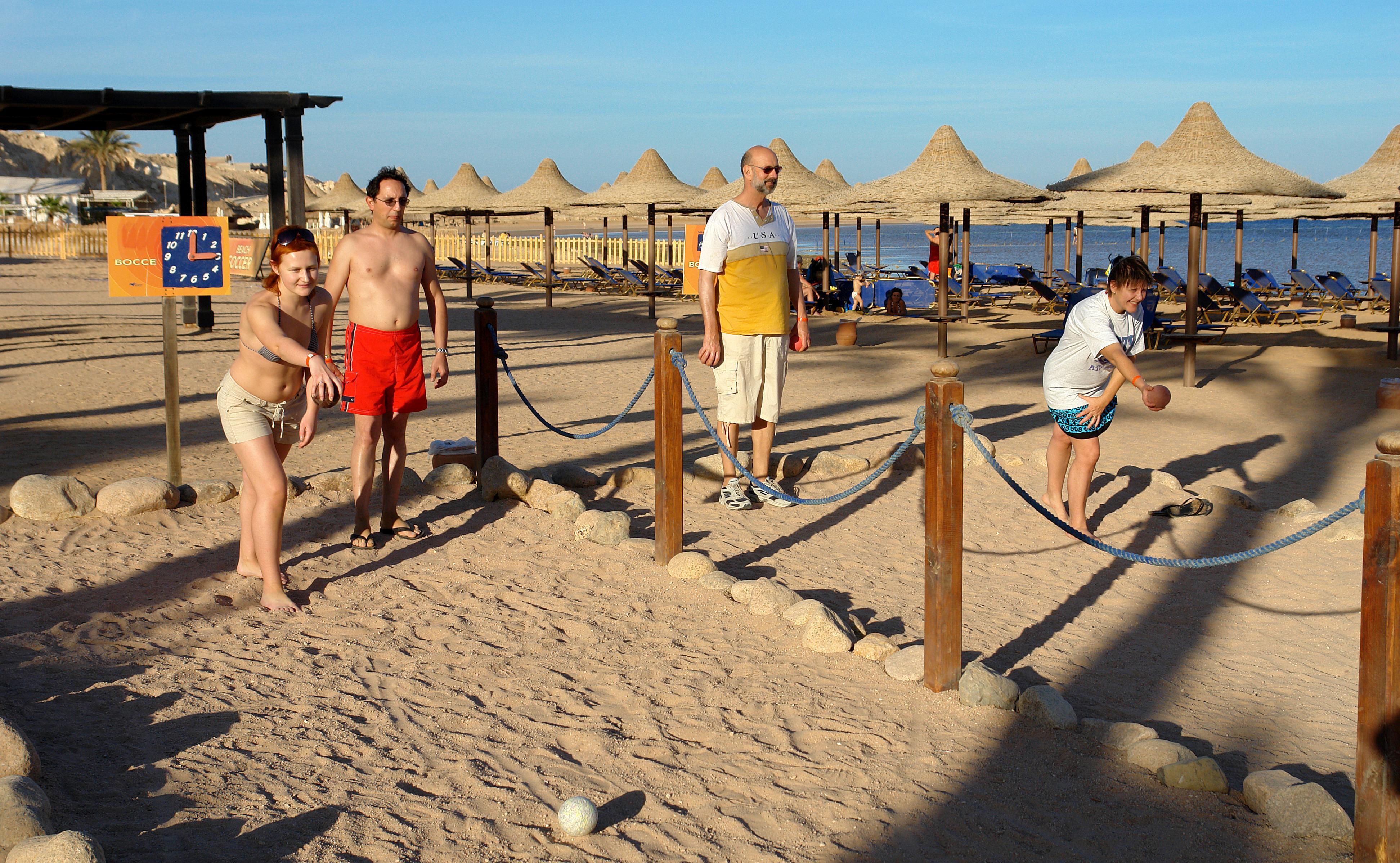 Jaz Belvedere Šarm aš-Šajch Exteriér fotografie Boule players in Egypt