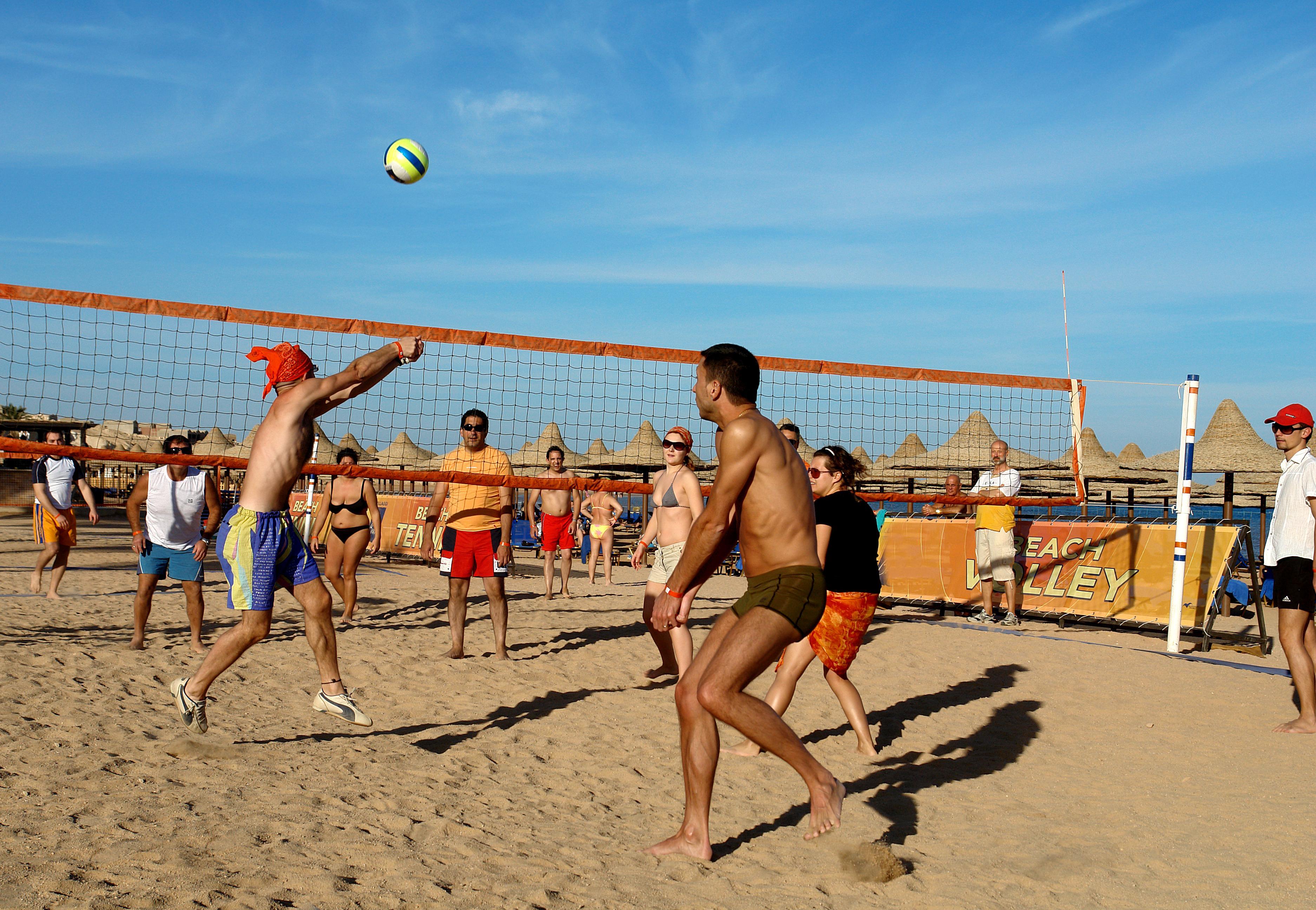 Jaz Belvedere Šarm aš-Šajch Exteriér fotografie Beach volleyball in Egypt