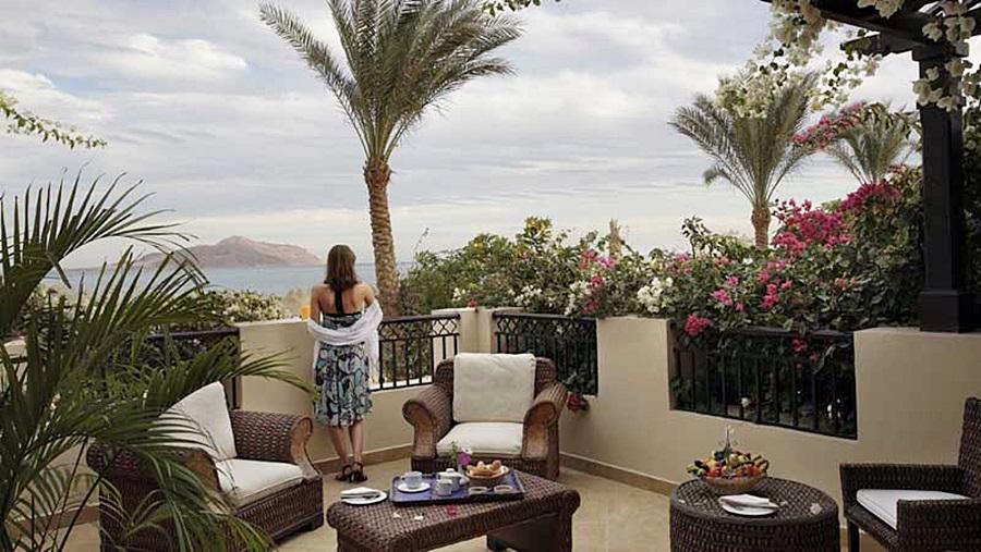 Jaz Belvedere Šarm aš-Šajch Exteriér fotografie The view from a suite at the Ritz-Carlton, Sharm El Sheikh